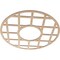 Ekena Millwork O'Neal Wood Fretwork Pierced Ceiling Medallion, Alder, 38"OD x 13 3/4"ID x 1/4"T CMWP38X38X0250ONAL - alternate 5